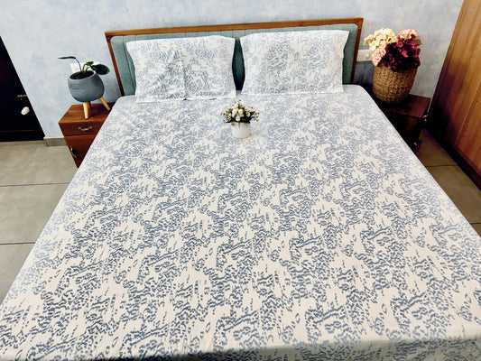 King Size Premium Satin Cotton Bed Sheet