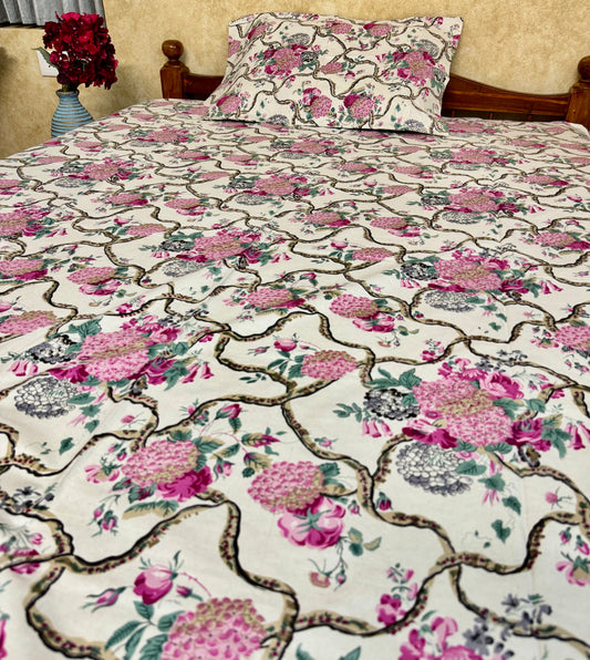 Single Size Cotton Bed Sheet