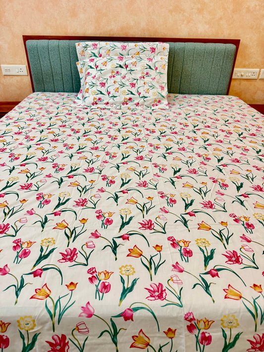 King Size Premium Percale Cotton Bed Sheet