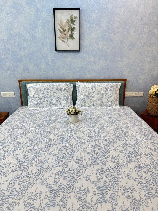 King Size Premium Satin Cotton Bed Sheet