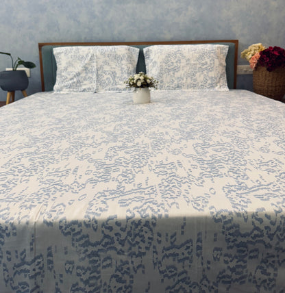 King Size Premium Satin Cotton Bed Sheet