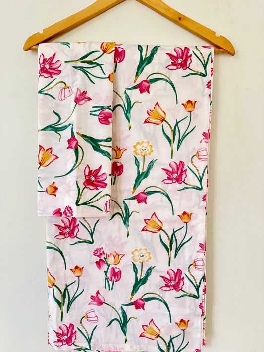 King Size Premium Percale Cotton Bed Sheet