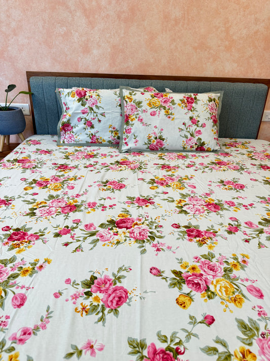 King Size Soft Cotton - Fitted Bed Sheet