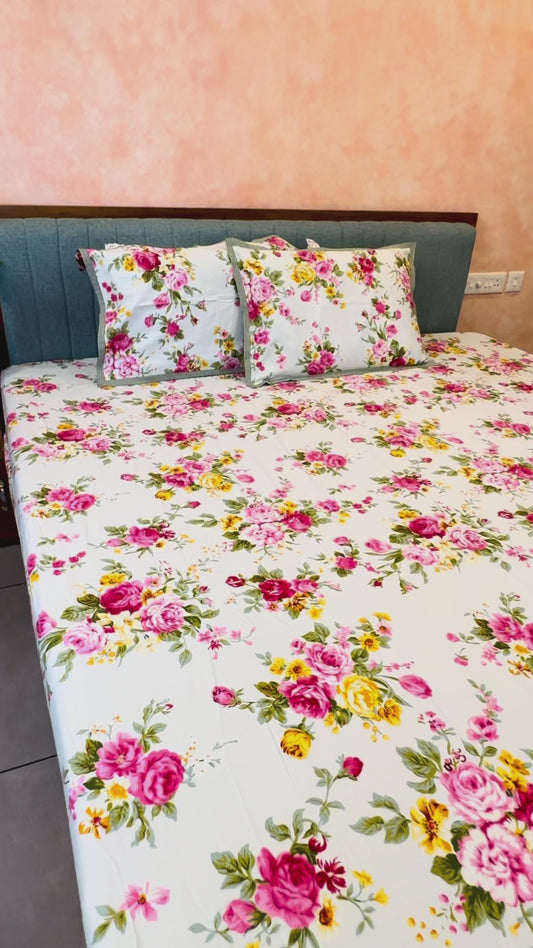 King Size Soft Cotton - Fitted Bed Sheet