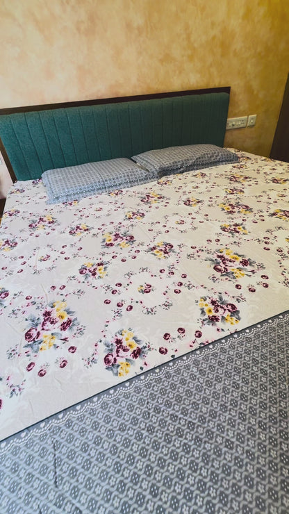 King Size Soft Cotton - Fitted Bed Sheet